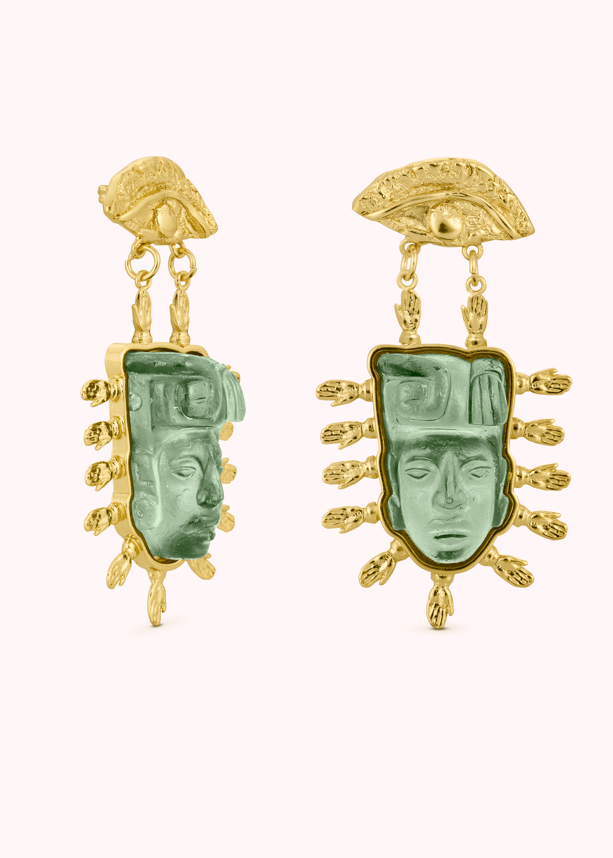 The Mystical Eye Earrings – Gold