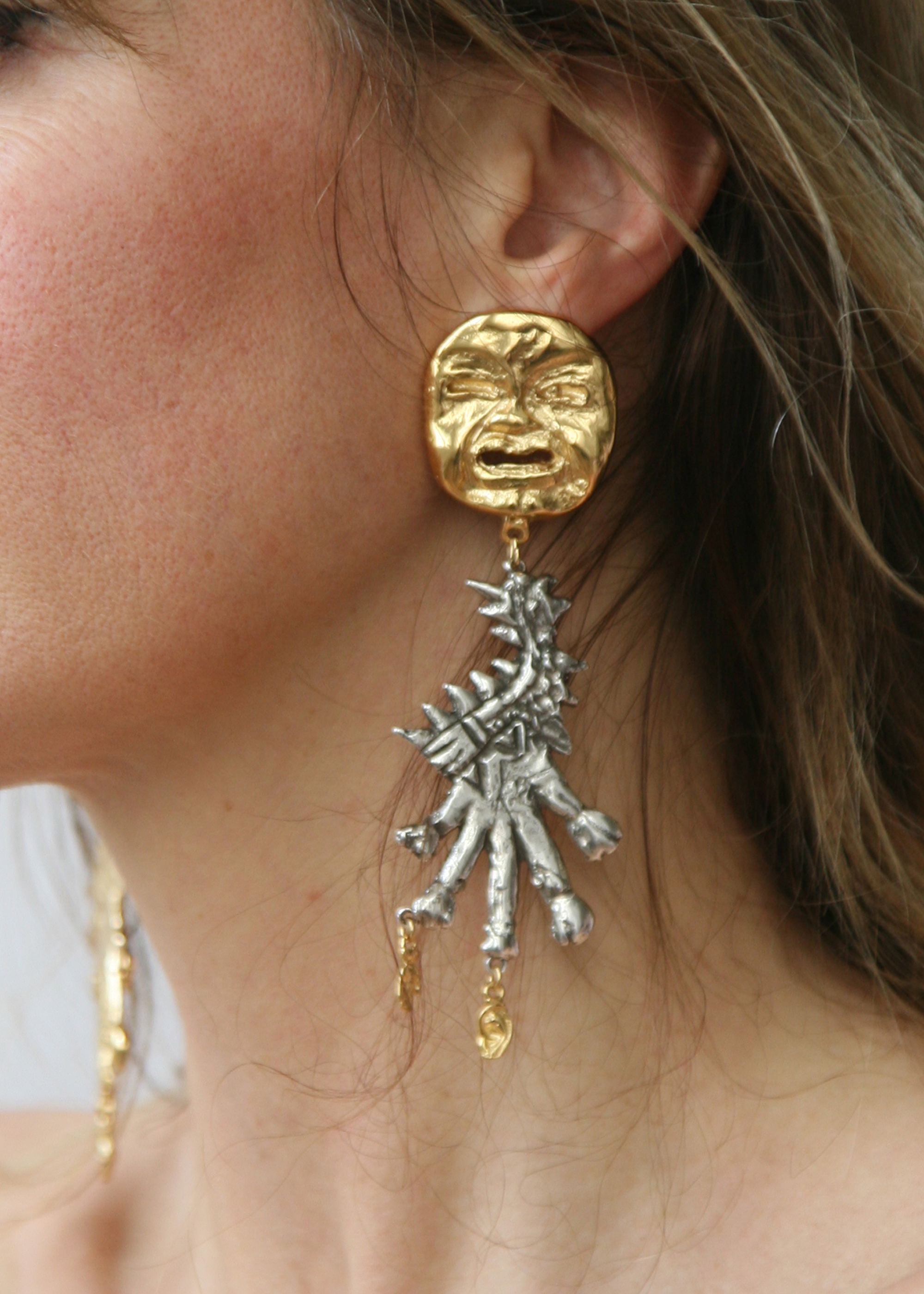 Mayan Cactus Earrings