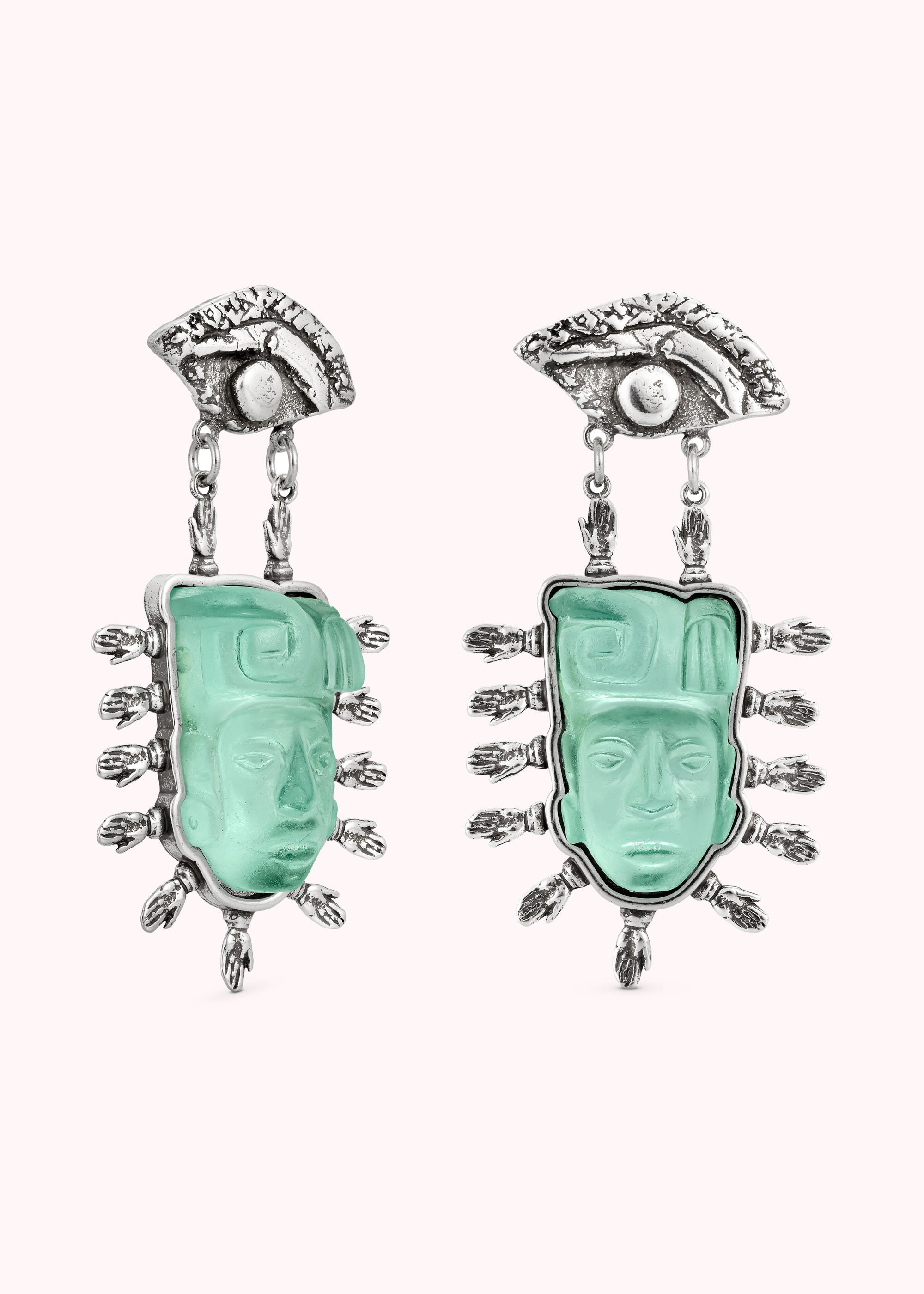 The Mystical Eye Earrings – Silver