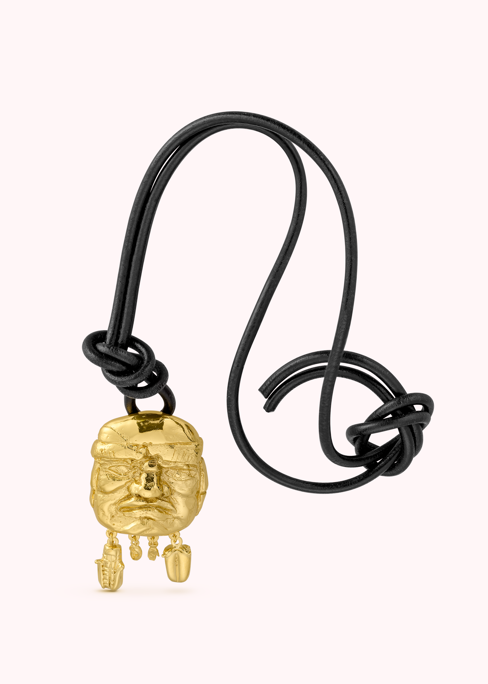 Olmeca Head Necklace