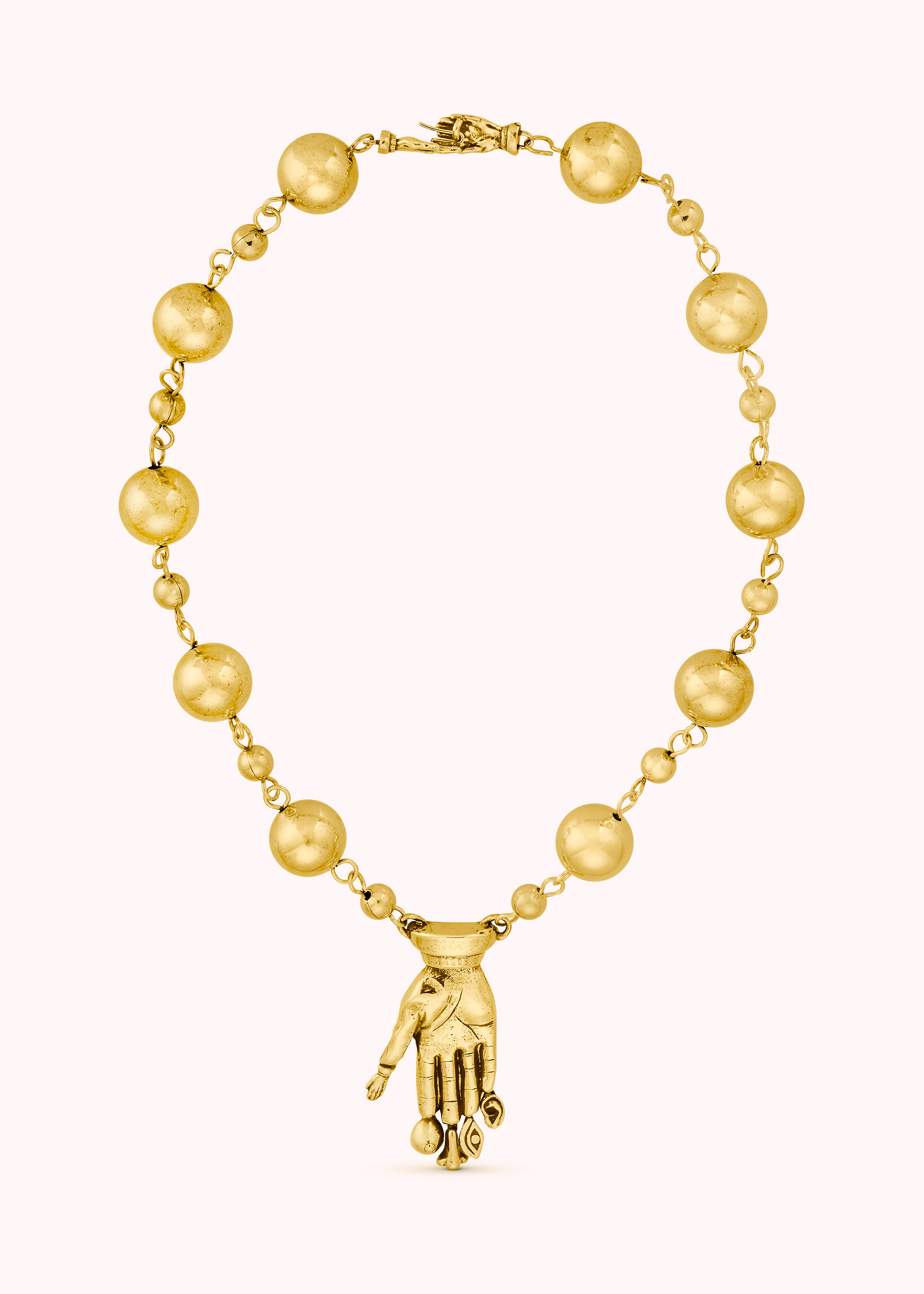 Mano Poderosa Necklace - Gold