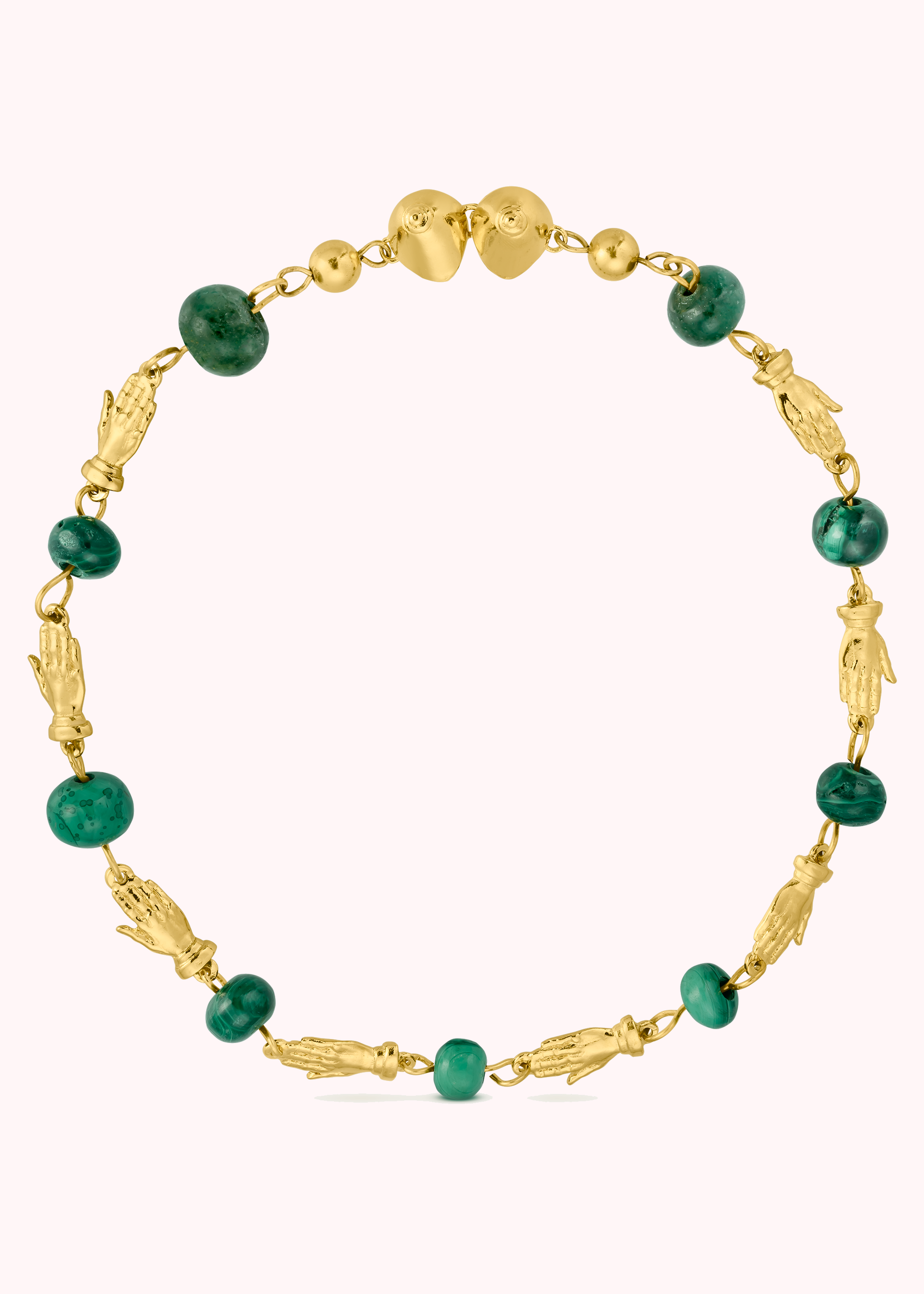 Malaquita Hand Choker