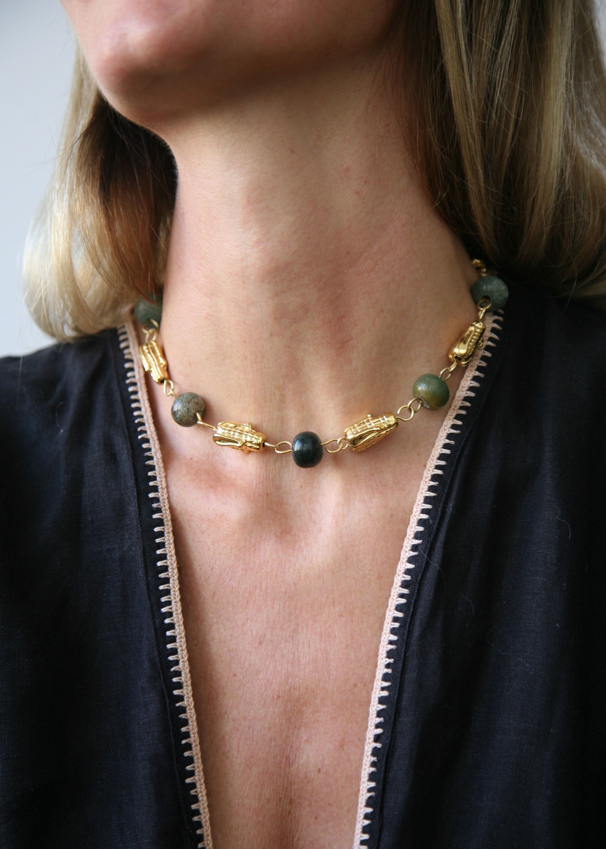 Jade and Maiz Choker