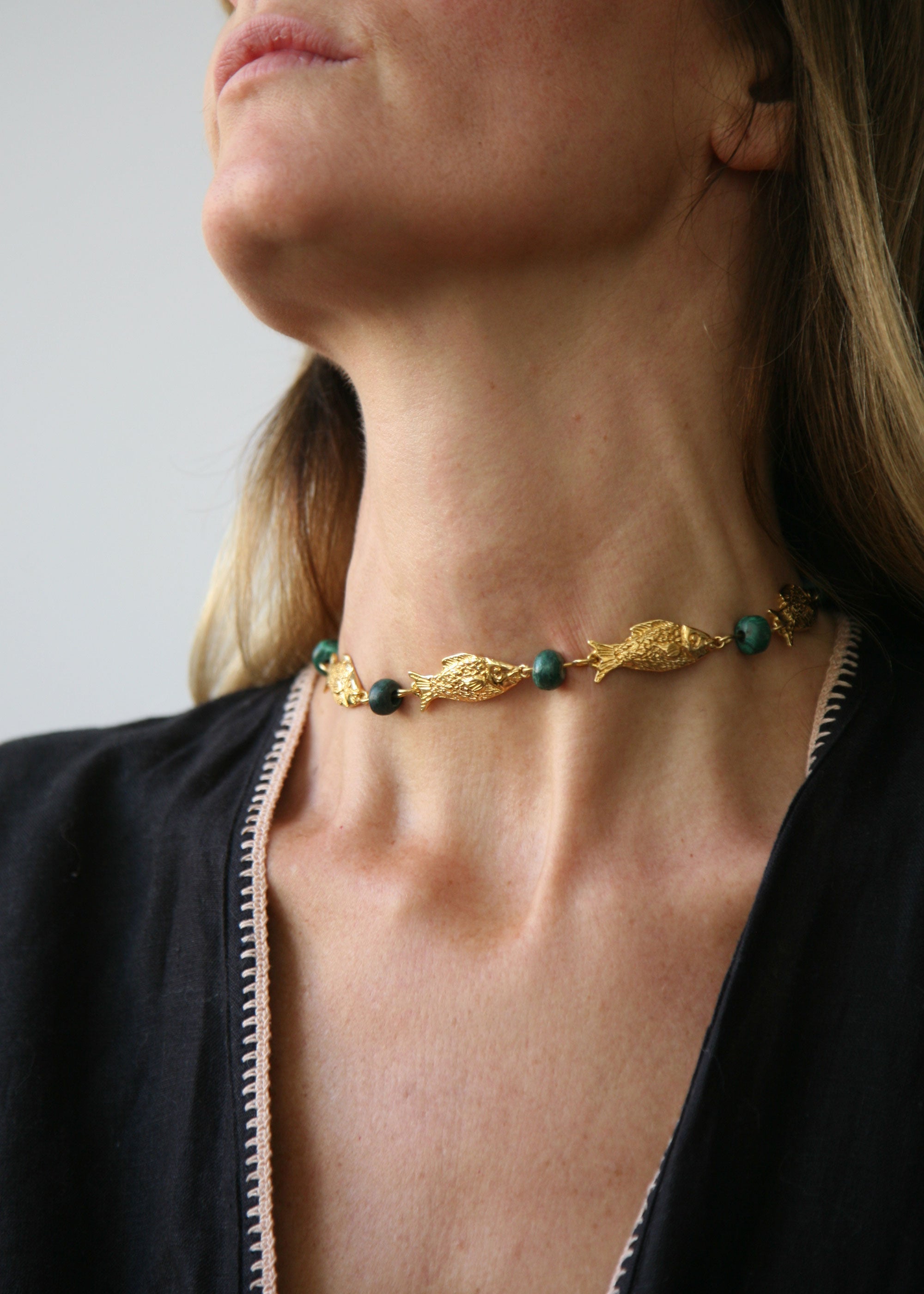 Pez and Malaquita Choker