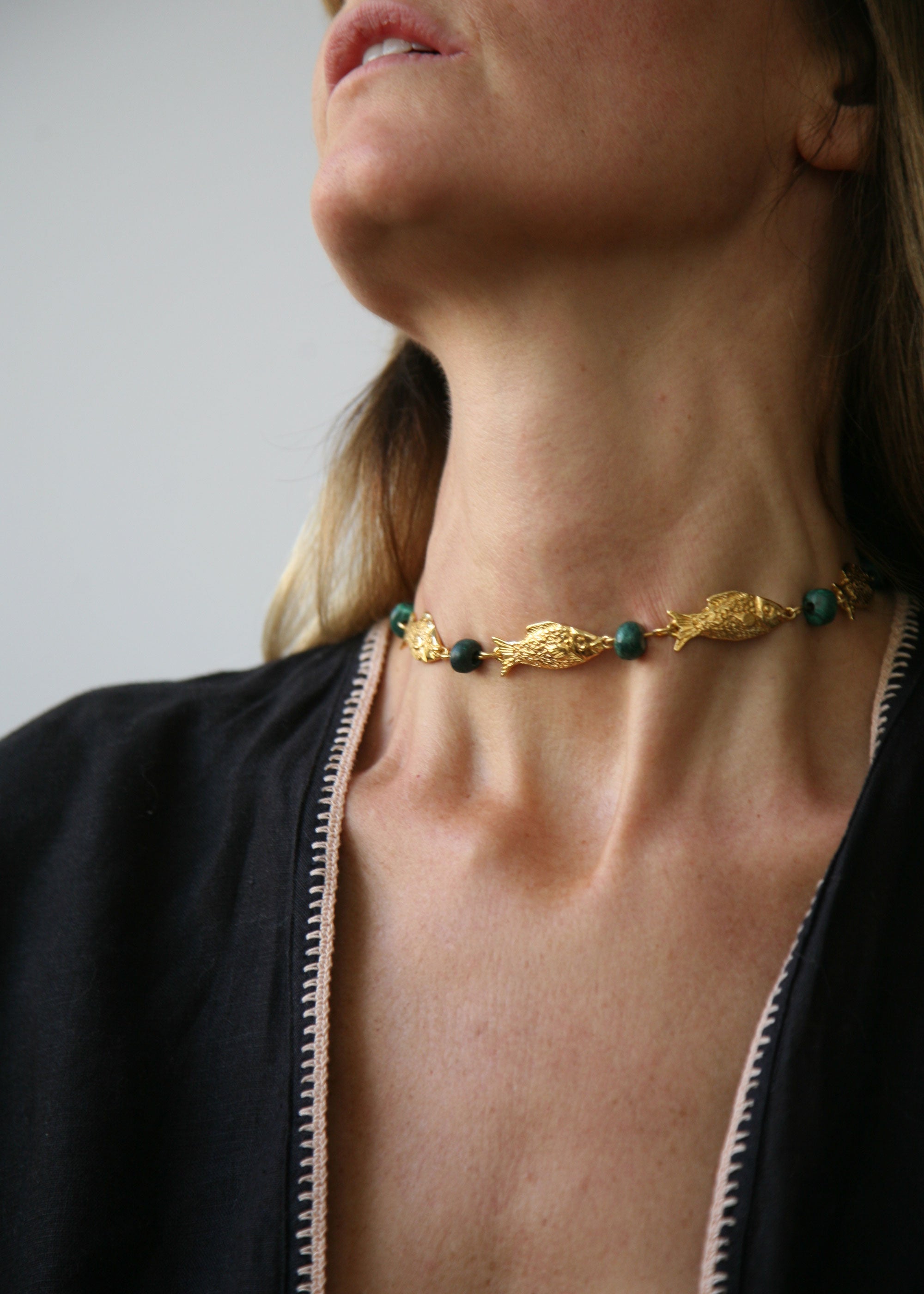 Pez and Malaquita Choker