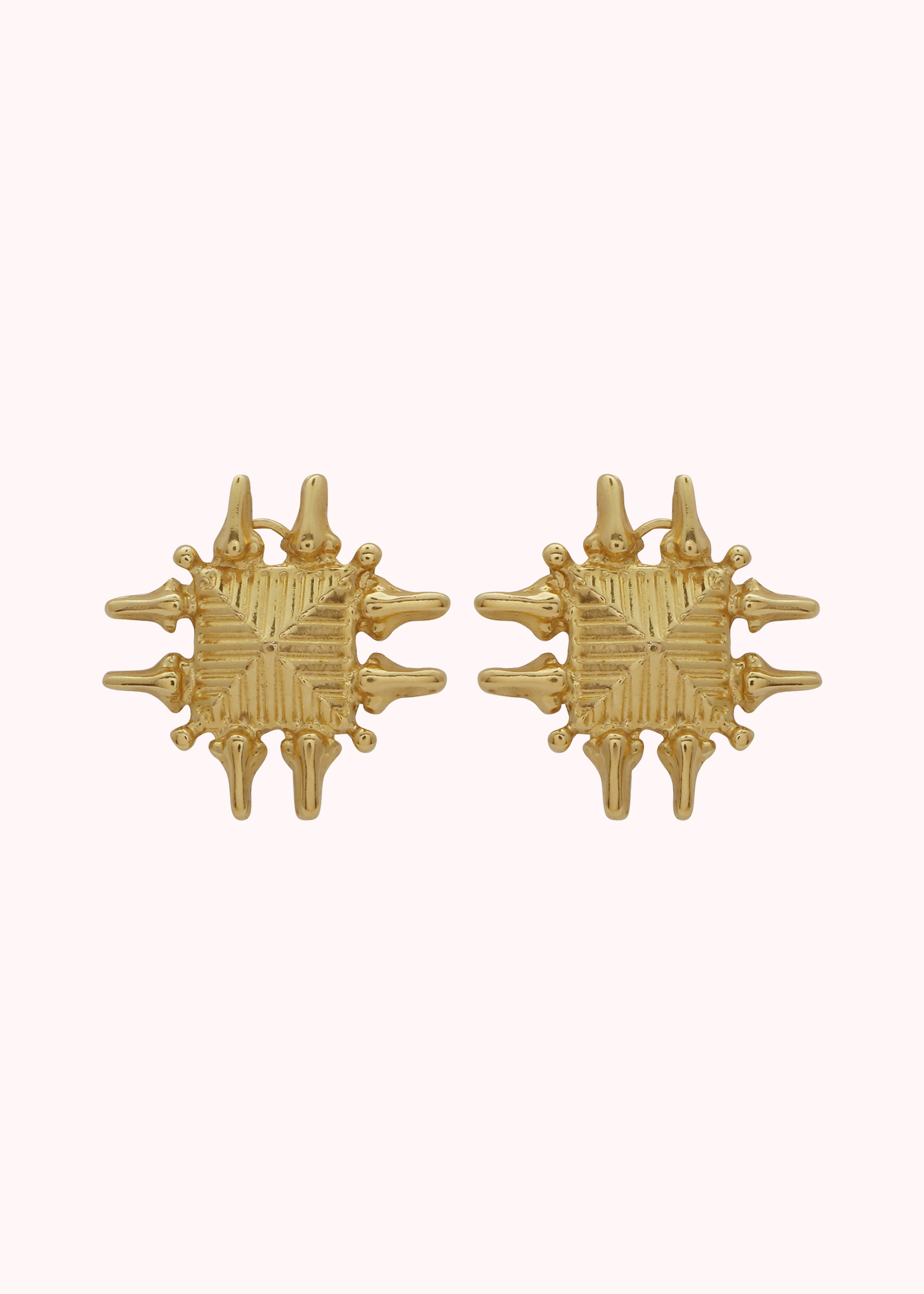 Aztec Nose Earrings - Gold